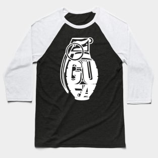 GUFA Grenade WHITE LG Baseball T-Shirt